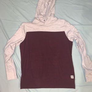 Maroon long sleeve American eagle hoodie